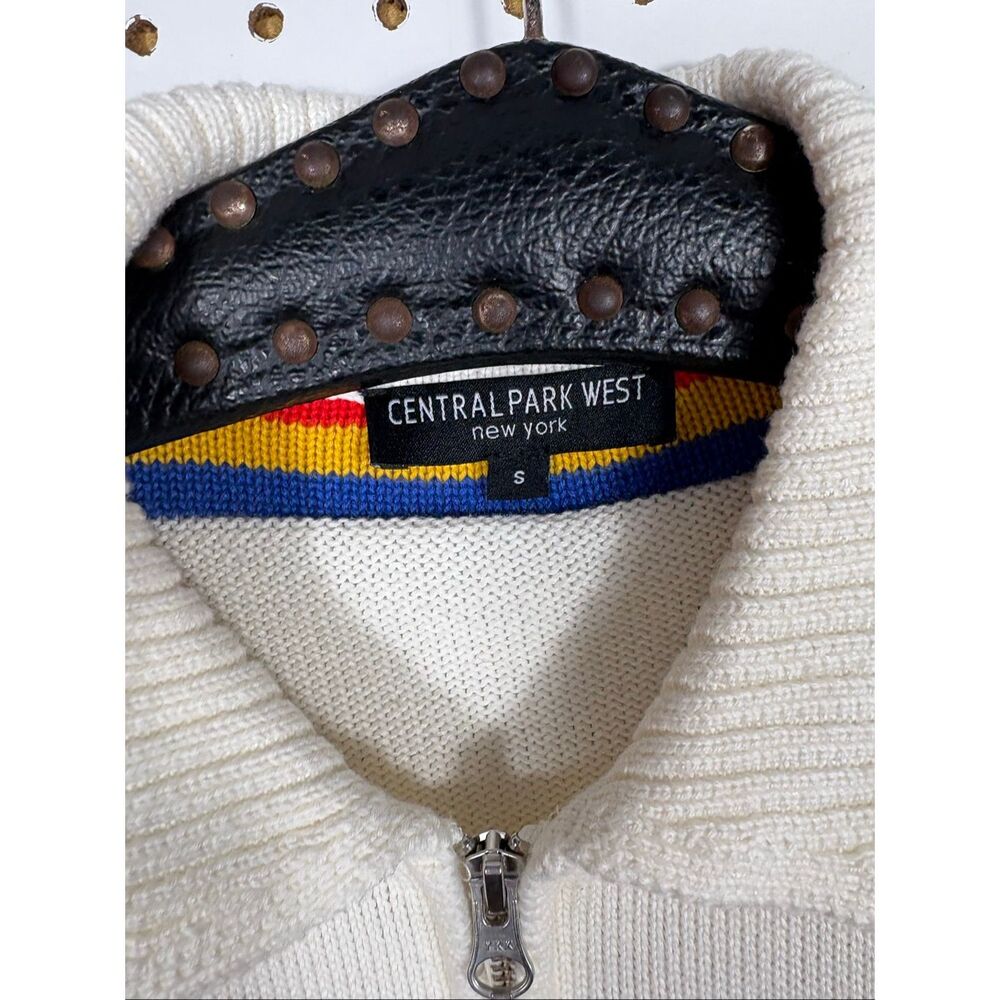 Central Park west Arie Collard zip up sweater size S - Picture 3 of 4
